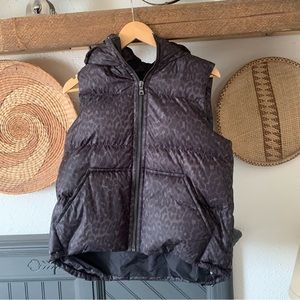 Coach ocelot animal print vest